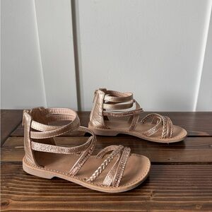 Kelly and Katie Gladiator Strappy Sandal Gold